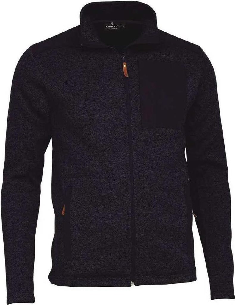Kinetic Upland Knit Fleece Mit Durchgehendem Reißverschluss Blau XL Herren Blau XL