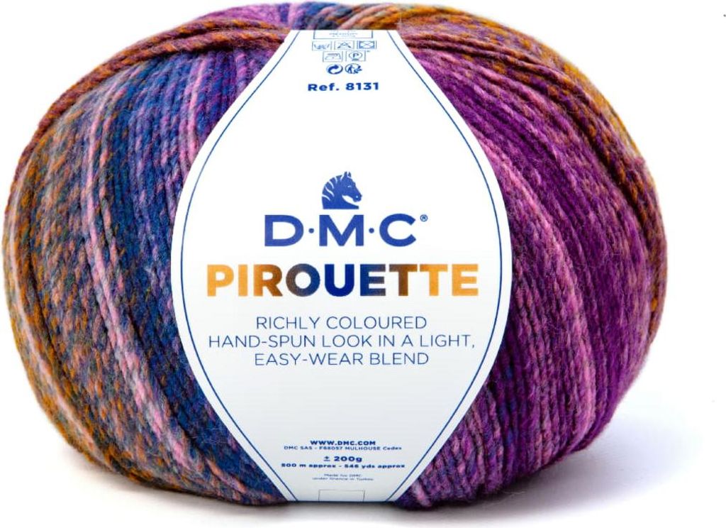 DMC Pirouette – weiches Garn aus 100%.Polyacryl (Color 839)