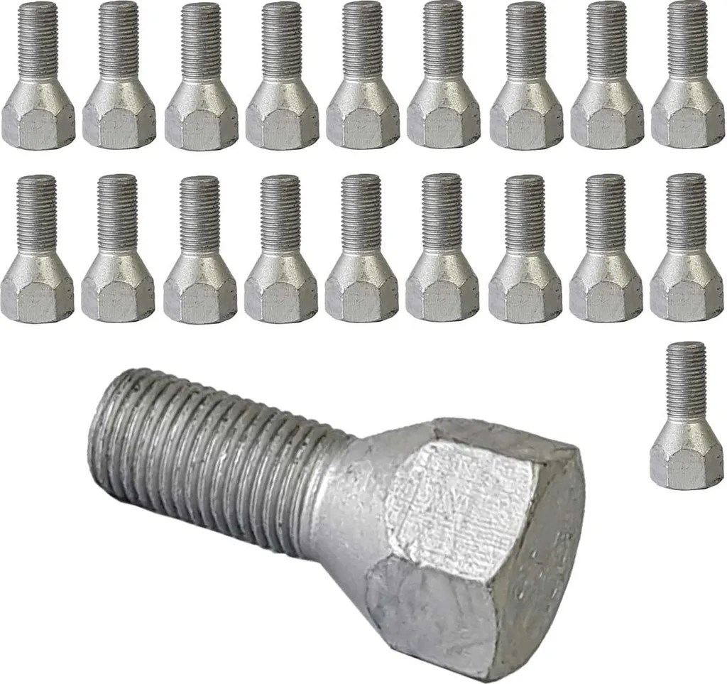 Pack 20 Vis de Roue Opel Combo pour Montage Jantes Acier et Alliage M12