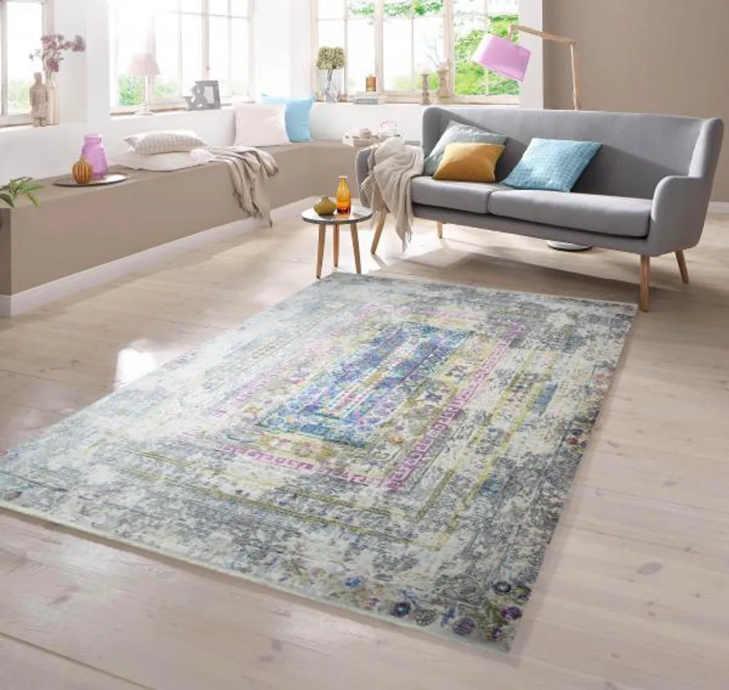 Aménager son Salon avec un Tapis Vintage 133 x 190 cm Style Bohème
