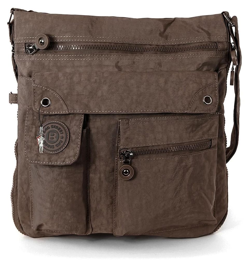 Borsa Street nylon borsa donna marrone 31x10x33 OTJ206C Immagine del prodotto 
