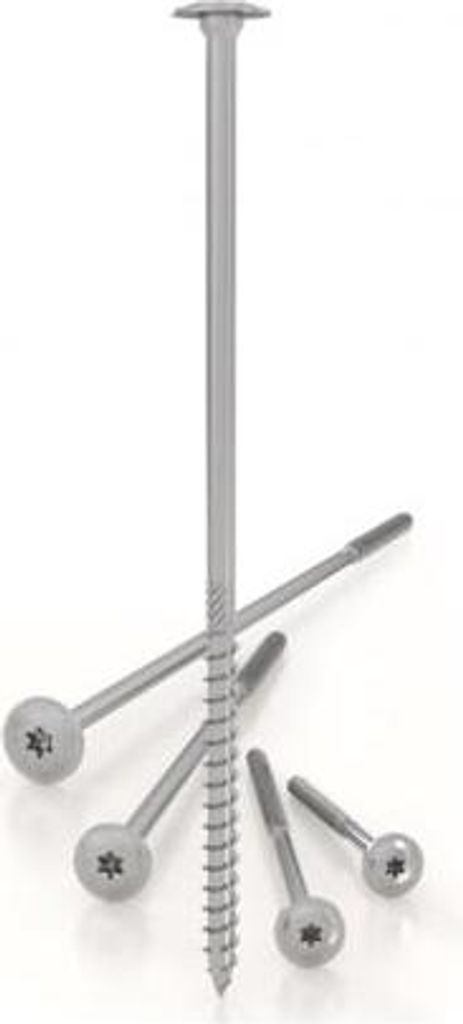TBS Vruty pro dřev. TH T40 8 x 200 ZB s talířovou hlavou / Obrázek produktu 