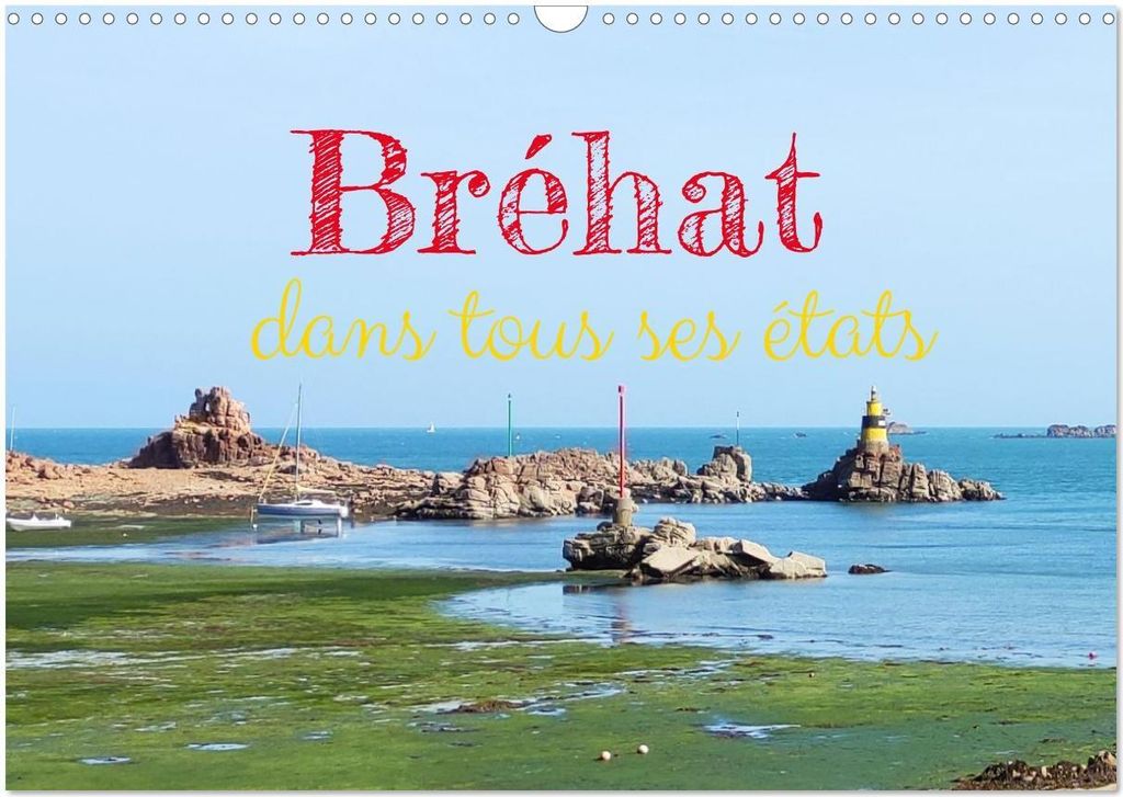 Bréhat dans tous ses états (Calendrier mural 2026 DIN A3 vertical), CALVENDO calendrier mensuel