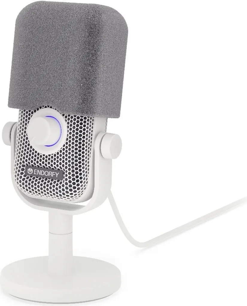 Micro pour Télétravail et Visioconférence Endorphs Solum Voice S Onyx White - 6