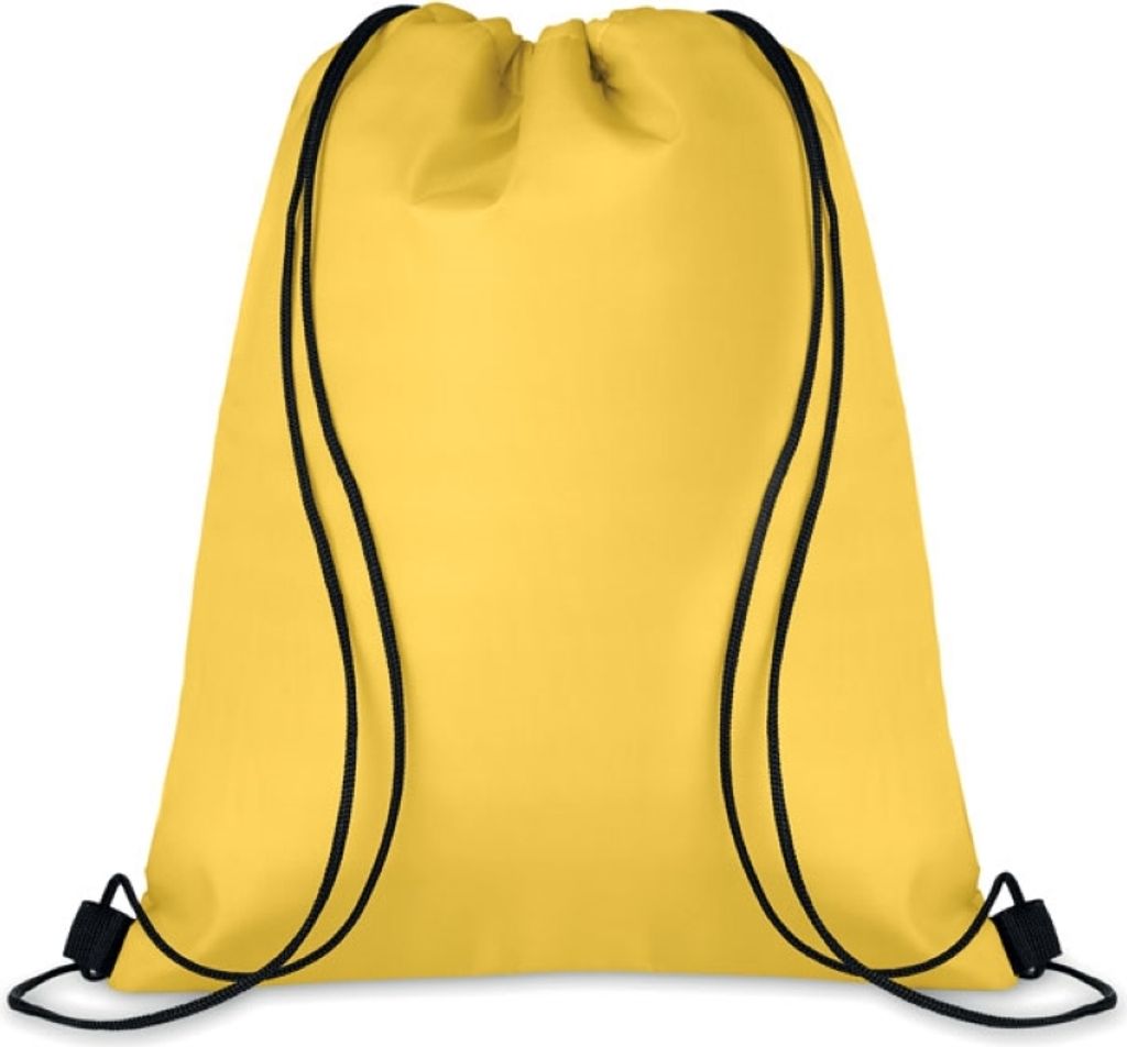 Isolierte Kühltasche mit Kordelzug. 210D Polyester. Isoliermaterial: Aluminiumfolie. Füllmenge 5L.Conny Clever