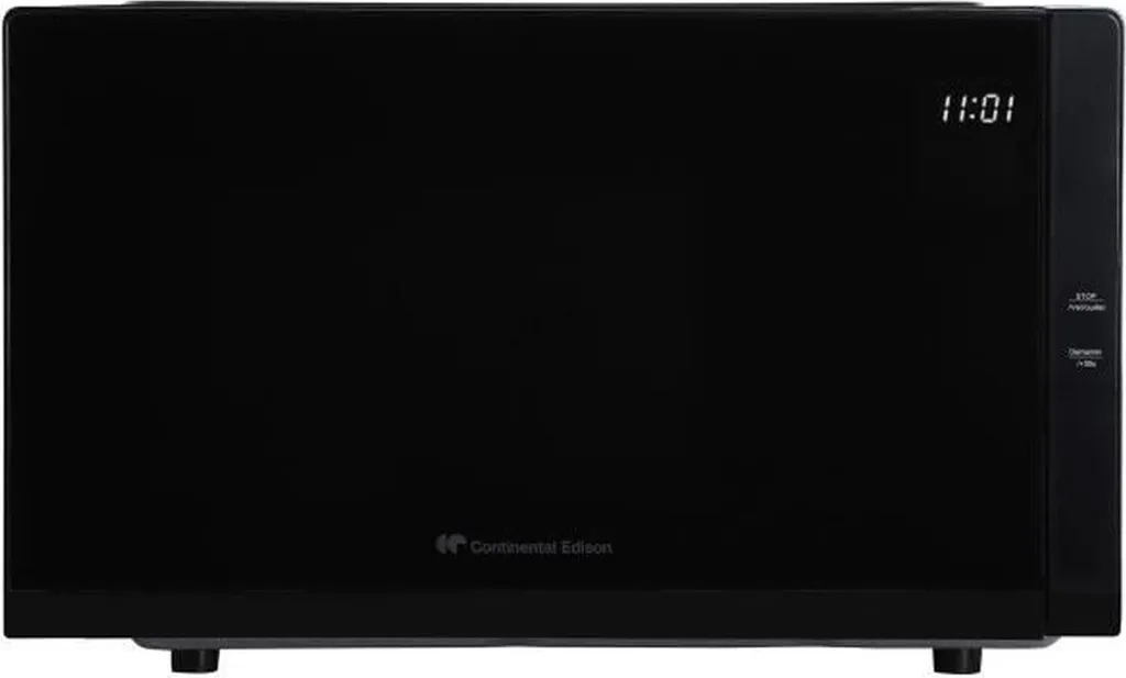 Micro-ondes Puissant 1280W Continental Edison 23L Noir Finition Mate