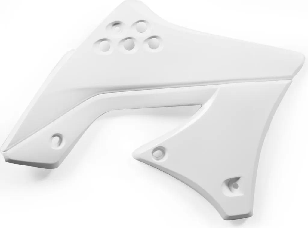 Protection radiateur Kawasaki KX 250 F Acerbis : ouïes blanches anti-choc