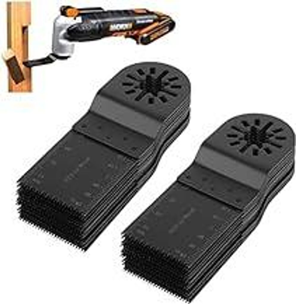 Oszillierende Sägeblätter Kit 20 TLG Sägeblatt Oszillierendes Zubehör Set zubehör Multitool Sägeblätter 34mm Sägeblätter Kohlenstoffstahl ...