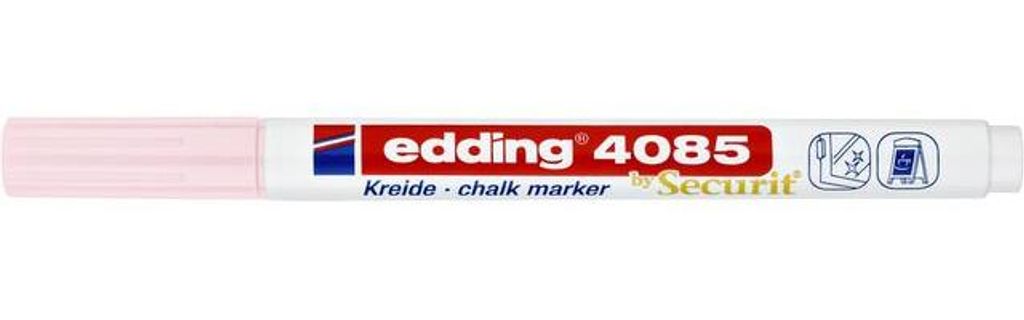 Edding - Kreidemarker 4085 rund 1-2mm pastellrosa | 10 Stück
