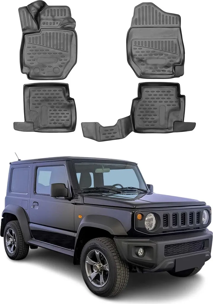 Tappetini TPE Suzuki Jimny 2018-2021 | Protezione 4x4 Estrema Nero