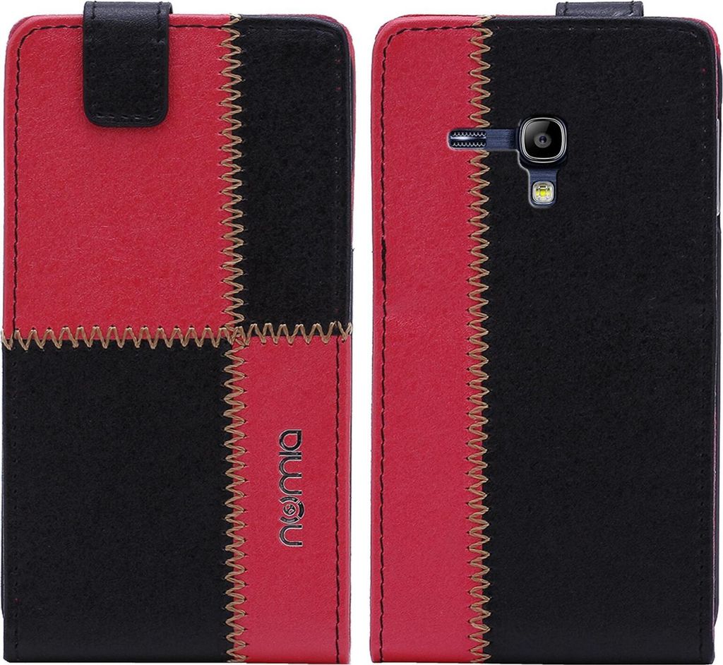 Samsung Galaxy S3 Mini (i8190) numia Flipstyle Schwarz-Rot