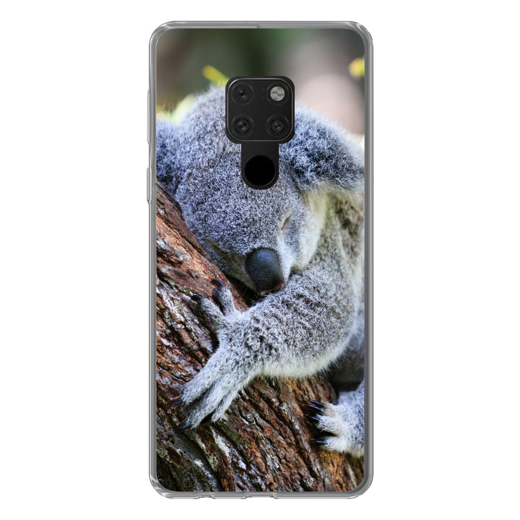 MuchoWow Handyhülle Schutzhülle Hülle für Huawei P40 Lite Koala - Kofferraum - Kuscheltier - Jungen - Mädchen Silikon Softcase Handy Hülle ...
