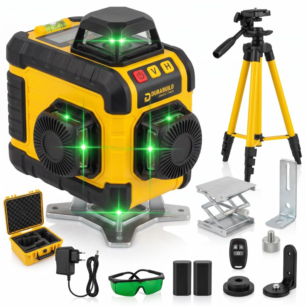 Nivel láser 4D verde de 16 líneas 360º autonivelante con Imagen del producto  Imagen generada por IA