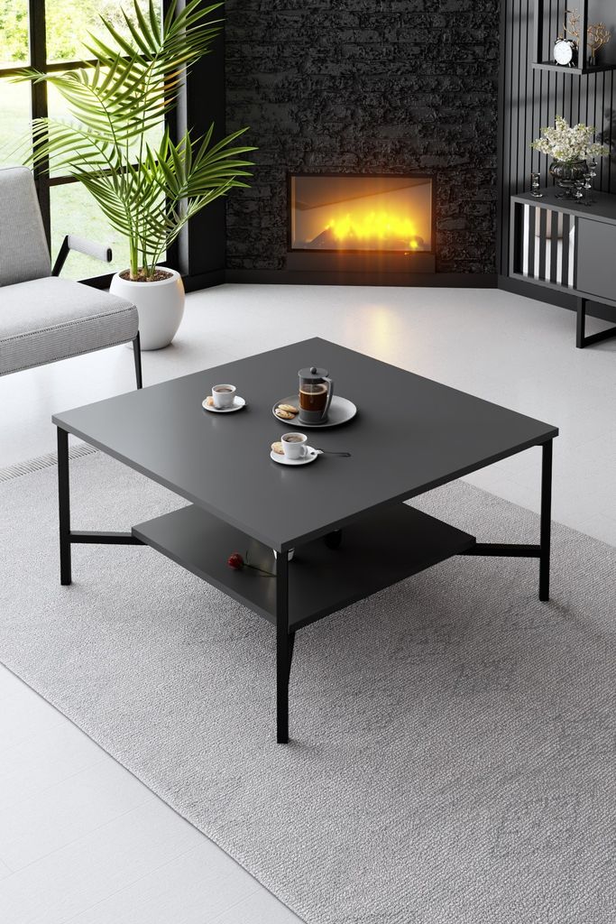 Skye Decor, Black Line - Anthracite, Black, Couchtische, Produktbild 