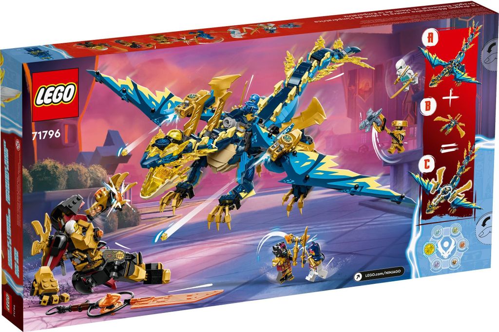 LEGO NINJAGO Smok żywiołu kontra mech cesarzowej, duży Zdjęcie produktu 18