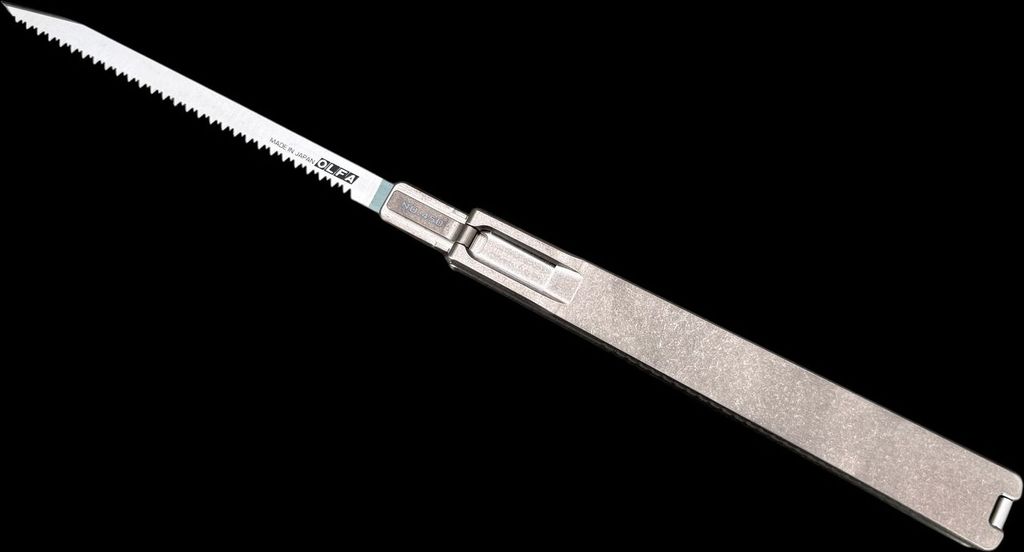 Titaner Tissaw: eine CNC gefertigte Titanium Klapp Hand Säge