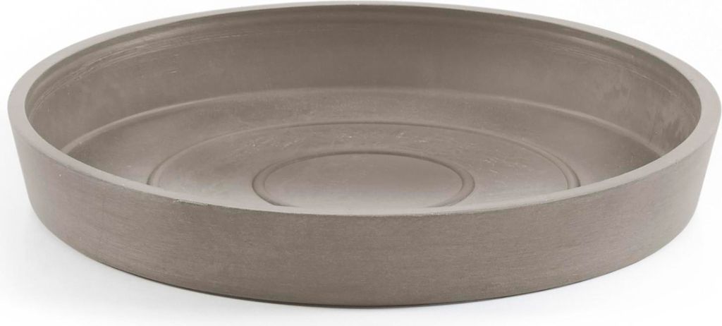 Ecopots Untersetzer rund 15 für Blumentopf - L 15 cm x B 15 cm x H 2,5 cm - Innen- und Außenbereich