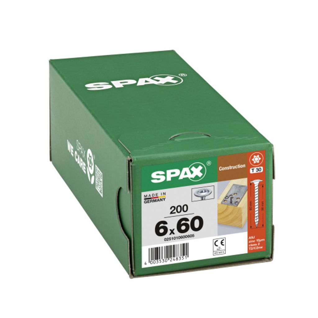 SPAX TELLERKOPF T-STAR PLUS T30 VOLLGEWINDE WIROX 200ST | Produktbild 13