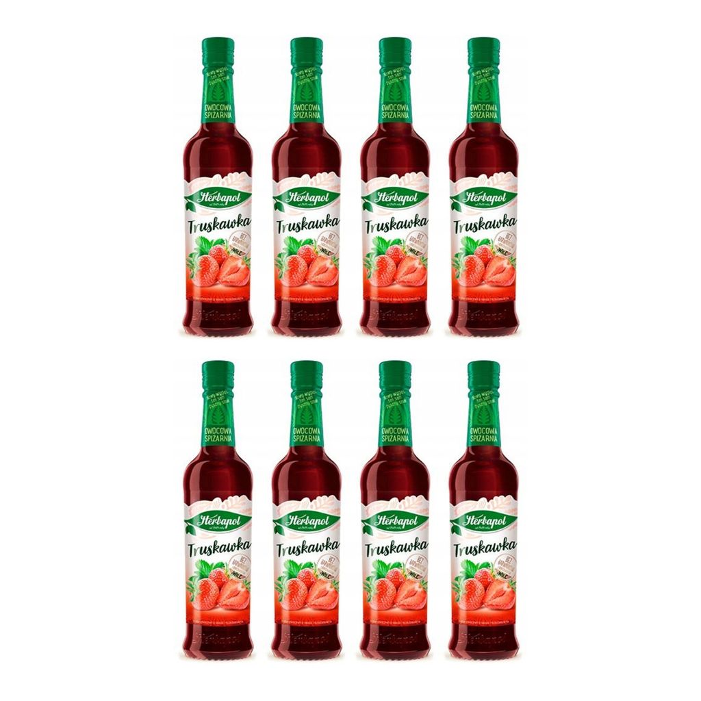 Syrop Truskawkowy Herbapol 420 ml