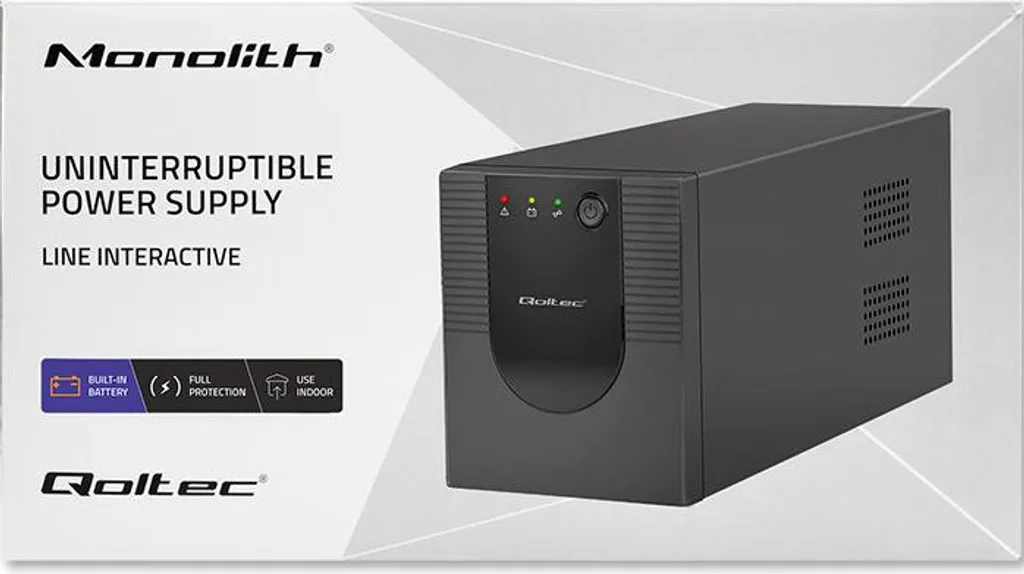Onduleur Qoltec Monolith 1200VA 720W Line-Interactive pour PC et Serveur - 11