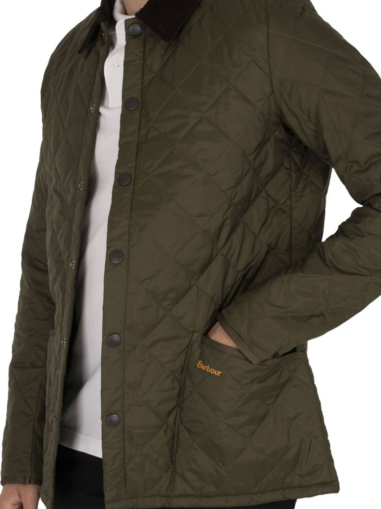 Barbour Heritage Liddesdale Quiltjacke, Grün XL Produktbild 5