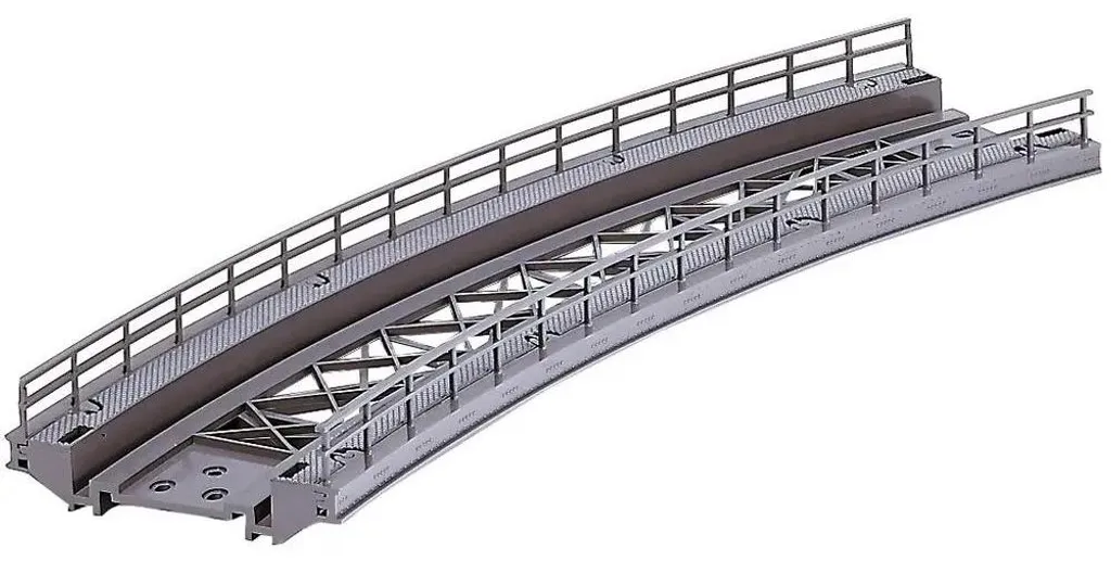 Märklin 07569 Elément de Rampe Courbe H0 pour Réseau Ferroviaire