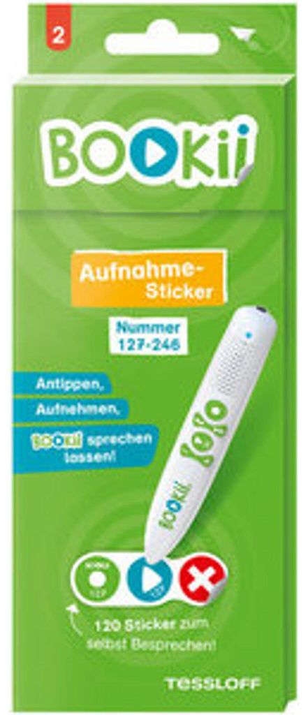 120 BOOKii® Aufnahme-Sticker neutral Paket 2, Nr. 127-246 Produktbild 