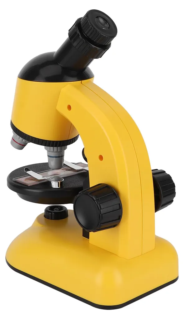 Microscope d'apprentissage 1200X jaune idéal pour les projets de SVT - 2