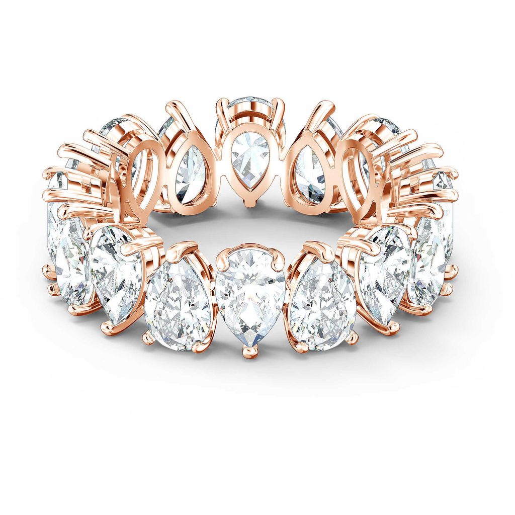 Swarovski 5586163 - Vittore Ring Birne - Rosegoudkleurig - Ring - Land 50