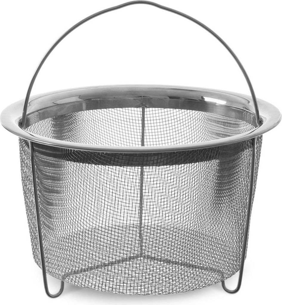 Orion | Frittierkorb für Pommes - 21,5 X 13 Cm - Edelstahl - Praktischer Griff - Küchenutensilien