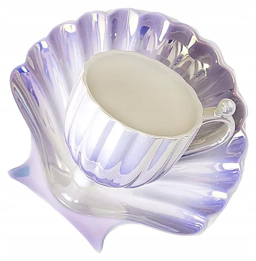 Ceramic Cup 200ml Pearl Gloss Glamour Paars Voor Koffiethee Productafbeelding 
