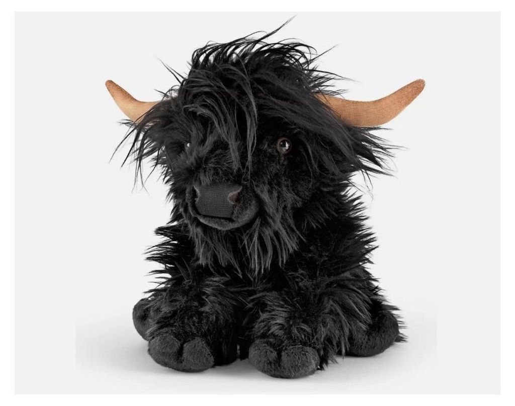 Living Nature mucca Highland - nero 30cm senza suono Immagine del prodotto 
