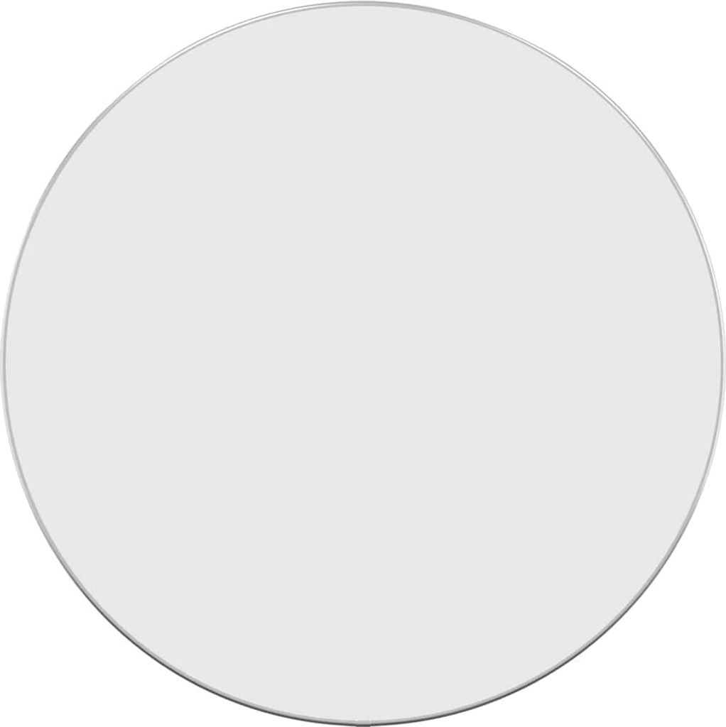 vidaXL Wandspiegel Silbern Ø 60 cm Rund