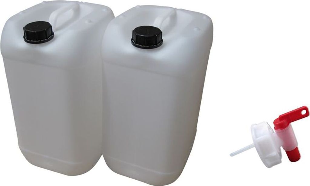 kanister-vertrieb® 2 Stück 25 Liter Kanister Camping Produktbild