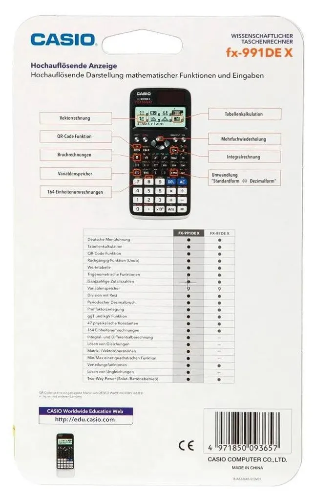 Casio FX-991DE X ClassWiz - La Migliore per Maturità e Università - 26