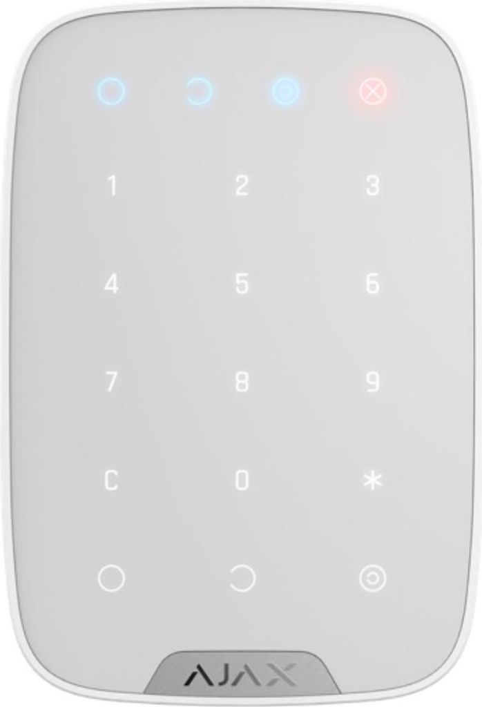 Tastiera touch wireless Ajax KEYPAD W Immagine del prodotto 