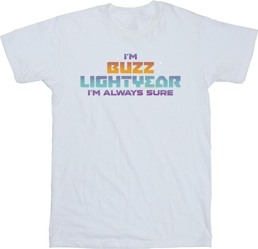 Disney - "Lightyear Always Sure" T-Shirt für Herren BI37216 (5XL) (Weiß)