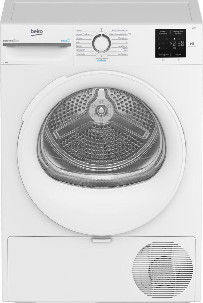 Beko BM3T3829W Trockner Wärmepumpentrockner 1-8 kg