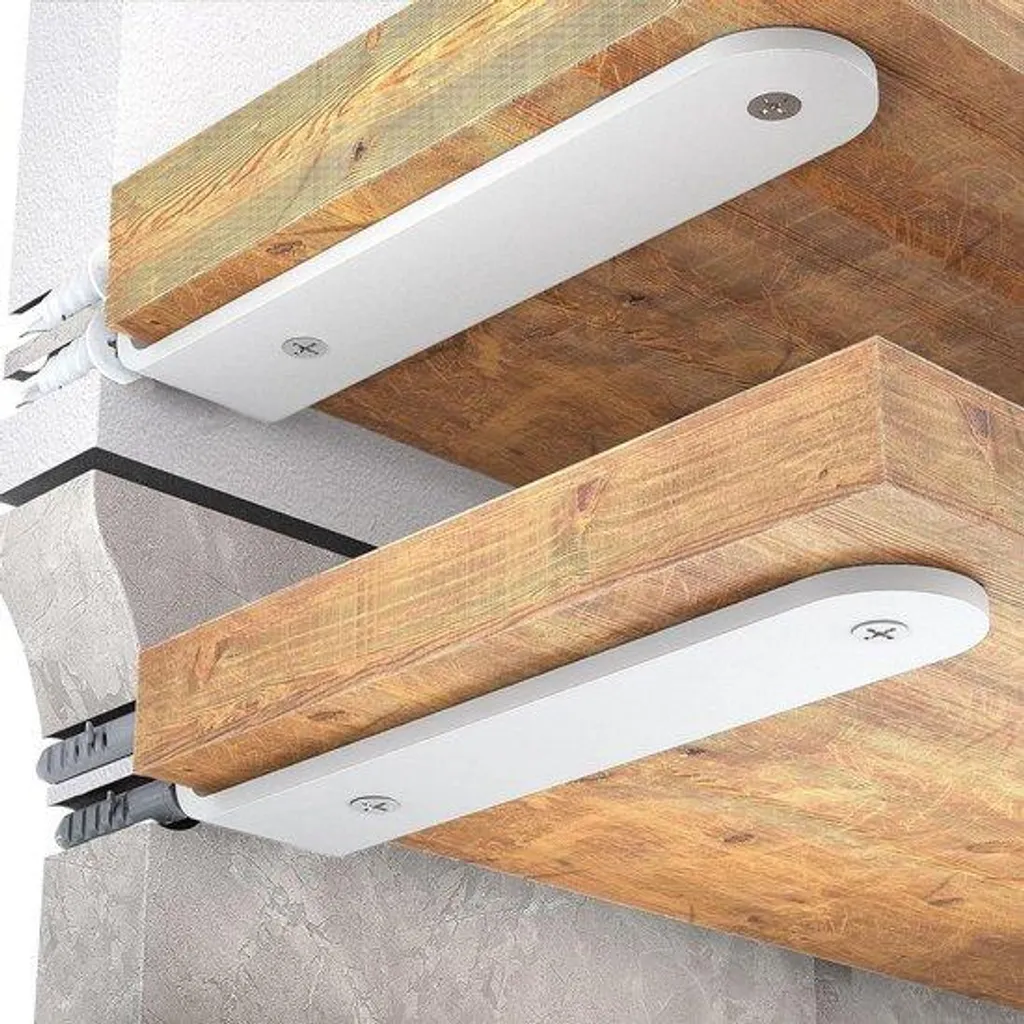 Équerres de fixation murales renforcées 40 cm - Supports sols lourds