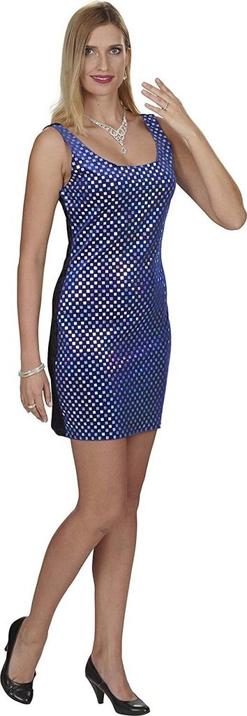 Holo-Pailletten-Kleid Größe: 36-38