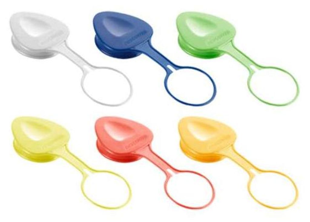 tappo in plastica con collare 'presto' 9 cm - 6 pezzi Immagine del prodotto 