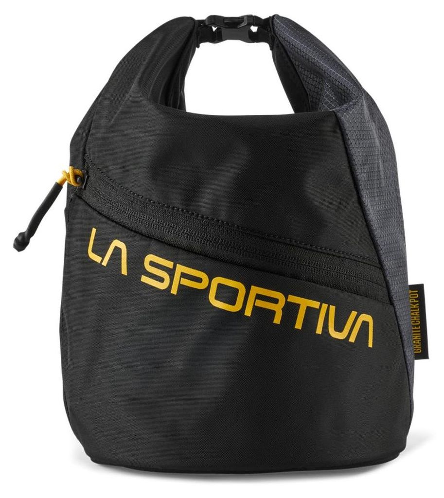 Granite Chalk Pot - robuster Chalkbeutel für anspruchsvolle Bouldersessions - La Sportiva, Größe:ONE SIZE, Farbe:G19K00-Onyx/Black