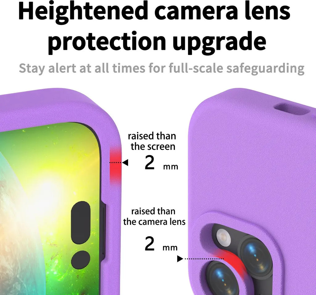 Yoedge 2 Pezzi per iPhone XR Cover 6,1, Ultra Sottile Flessibile