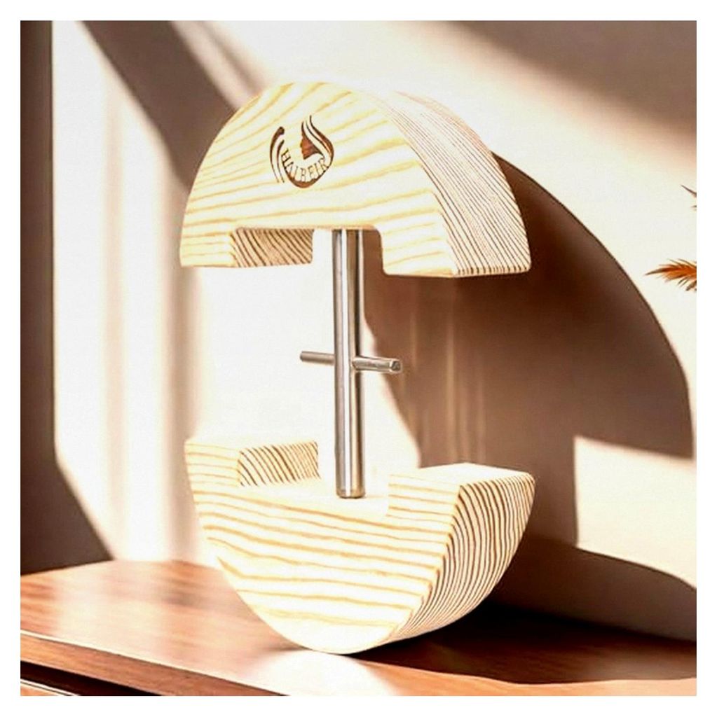 Holz-Hutspanner - Aktualisierte verstellbare Schnalle, robust und einfach zu bedienen, große Größe 7,28" bis 9,84"