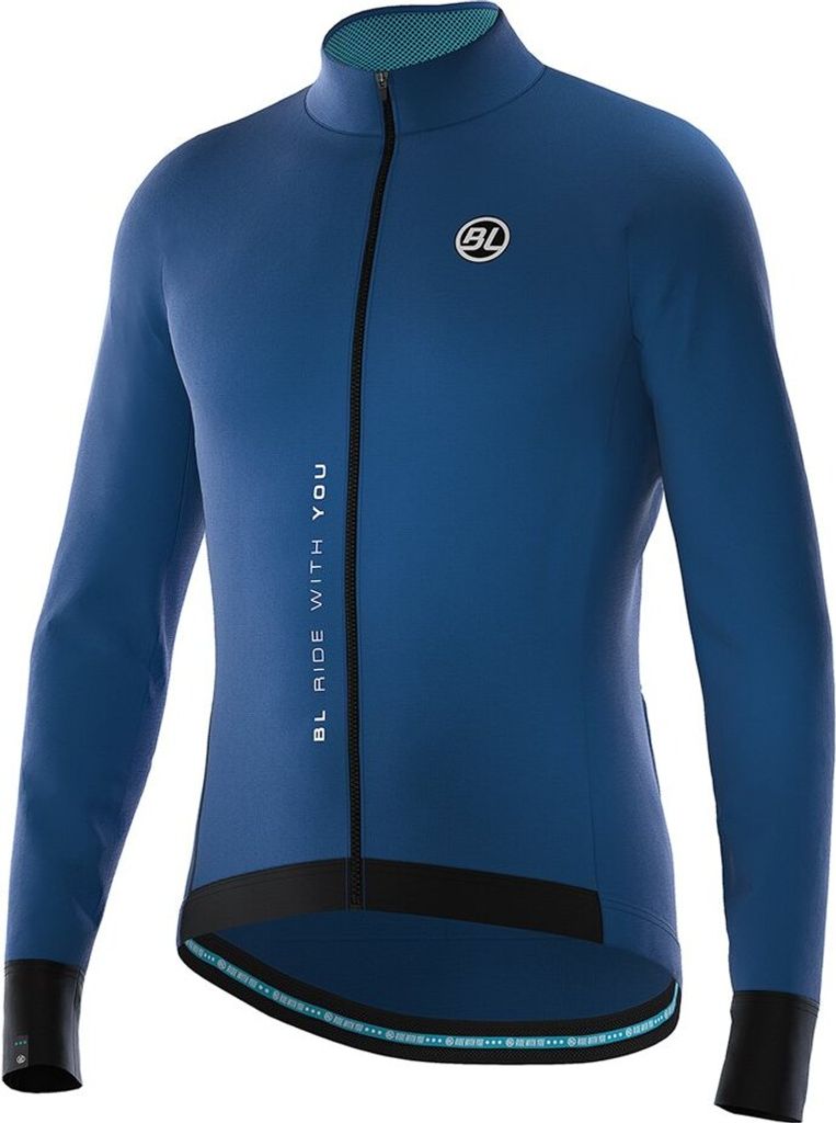 Bicycle Line Normandia-e Langarm-trikot Blau M Mann Blau M