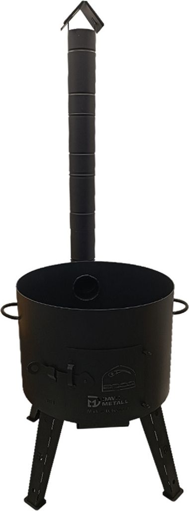Utschak für Kasan 12 L Stahl Ø 392 mm mit Schüreisen und Produktbild 