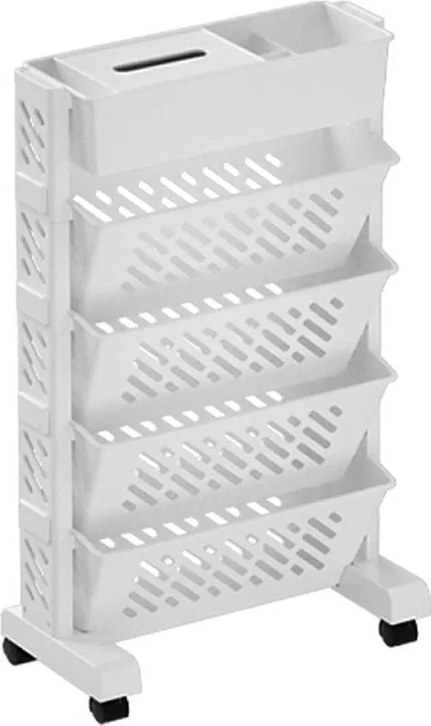 Étagère d'étude pivotante à 5 niveaux compacte et modulable série Orizon