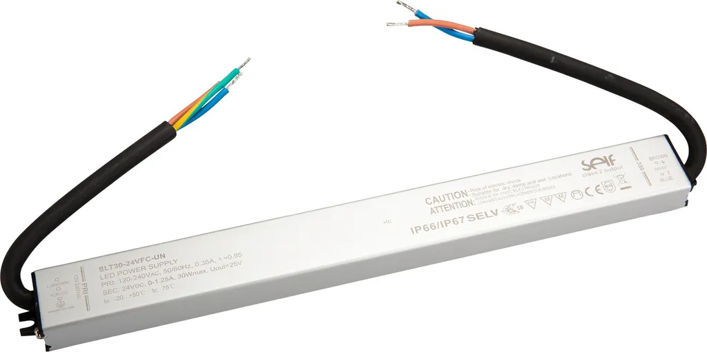 Alimentation à découpage LED IP67 30W 24V 1.25A Tension constante CV