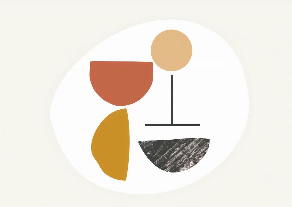 Plakat 59,4x42cm Komposition Balance