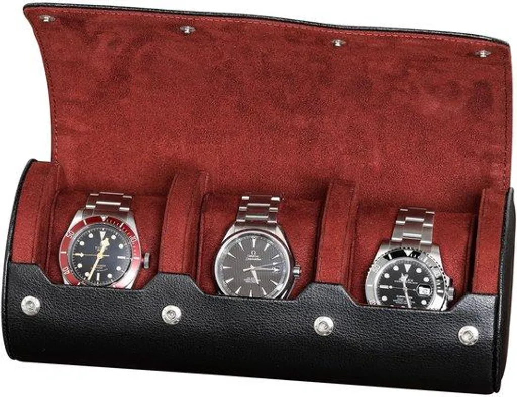 Rangement de voyage pour 3 montres | Idéal pour déplacements et vacances